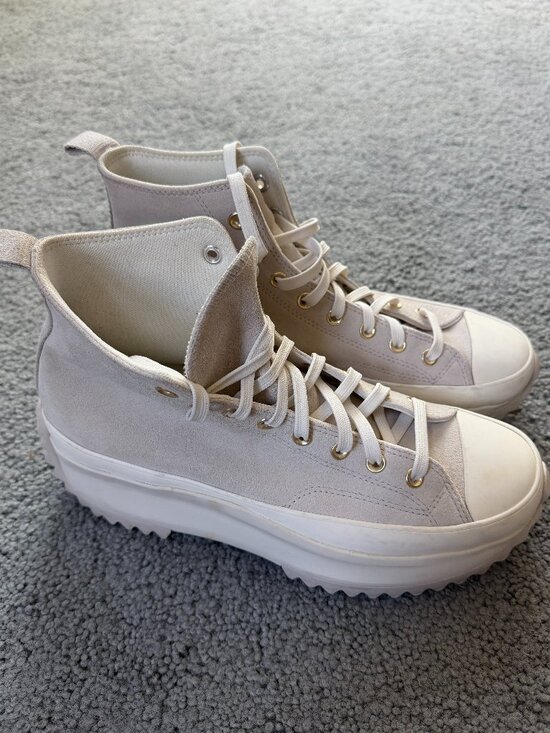 Converse All Stars Other - Converse Run Star Hike Platform in Earthy Neutrals - Men's Size 10.5 - Suede EUC